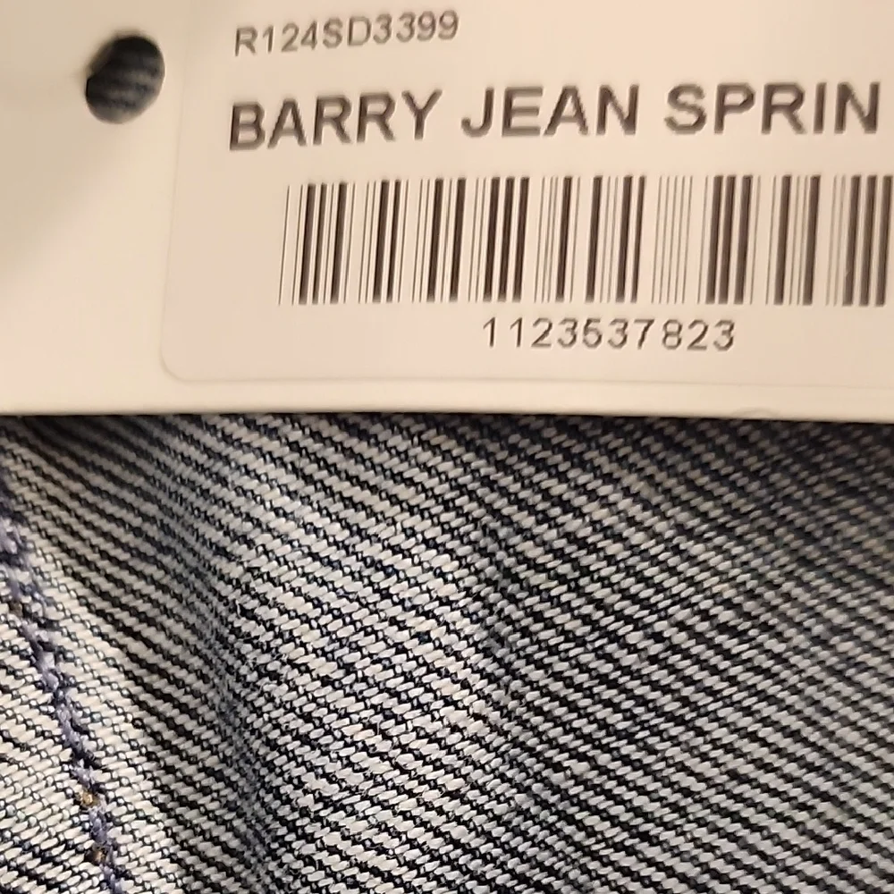 Tibi Barry Jean in Blue and White - Picture 3 of 4